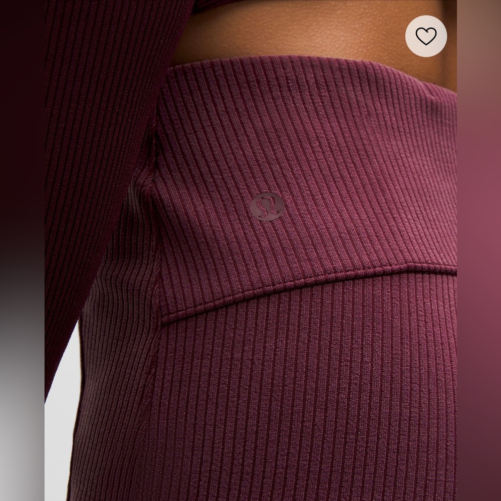 NWT Ribbed Softstreme Flared Pant (Regular) - Garnet - Picture 5 of 11